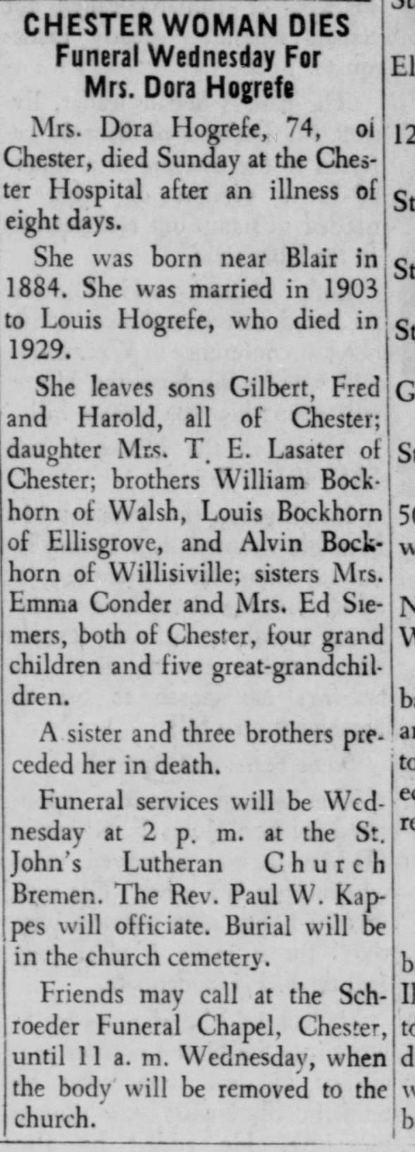 Clipping from Southern Illinoisan